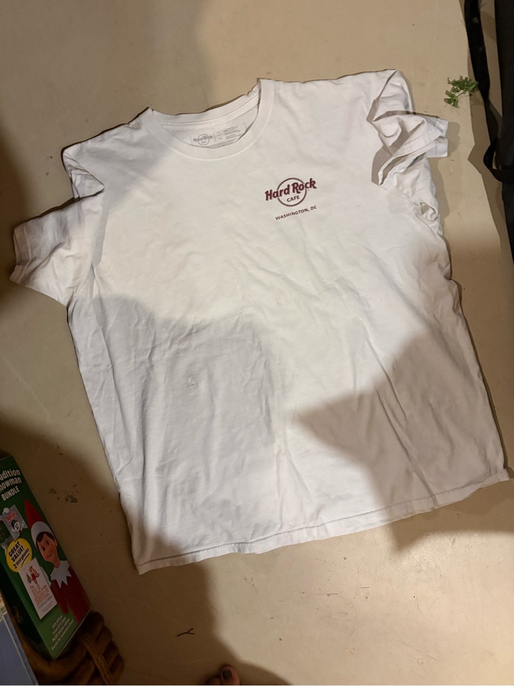 Hard Rock Cafe Washington DC White Graphic Tee